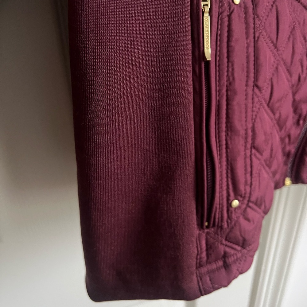 Weatherproof Quilted Burgundy barn Jacket L - Picture 6 of 15